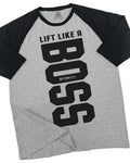 012. Lift Like A Boss Funny Motivational Workout Gym T-Shirt for Men Hoodie, Sweatshirt | GrindPrints.com