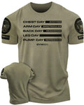 054. Gym Days Leg Day Funny Motivational Workout Gym T-Shirt for Men Hoodie, Sweatshirt | GrindPrints.com
