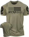 074. Gymish Flag Funny Workout Gym T-Shirt for Men Athletic Training Apparel Hoodie, Sweatshirt | GrindPrints.com