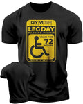 085. Leg Day Parking Permit Funny Workout Gym T-Shirt for Men Hoodie, Sweatshirt | GrindPrints.com