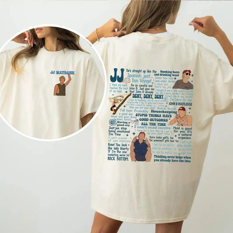 0uter Banks JJ Lines Ver2 T-Shirt Sweatshirt Hoodie, OBX P4L Shirt, Pogues Shirtstyle{n002}2 | GrindPrints.com