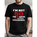 1 pc, 100% cotton T-shirt, 50th Birthday T-shirt