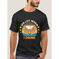 1 pc, 100% cotton T-shirt, Oktoberfest Tortoise-Rabbit print men's round neck short sleeve T-shirt, fashion T-shirt,...