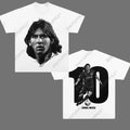 10 Messi T-Shirt, Messi 2-Sided Vintage Tee, Unisex Soccer Shirt, Graphic Tees, Menswear Womenswear Streetwear Hoodie,...