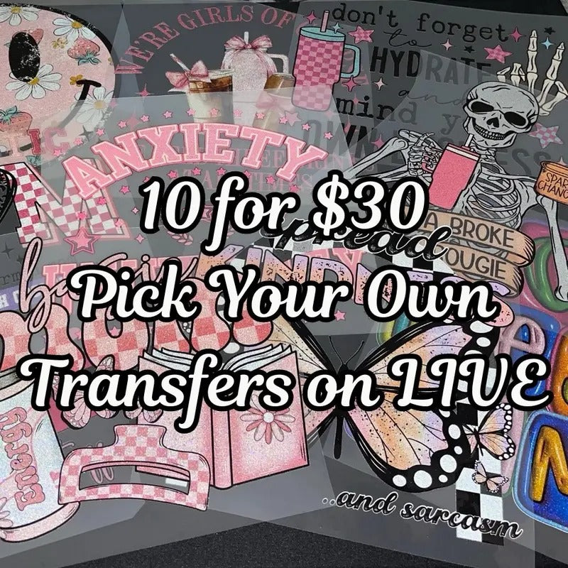 10 for $30 CLEAR FILM SCREEN PRINT TRANSFERS T-Shirts, Hoodie, Sweatshirt | GrindPrints.com