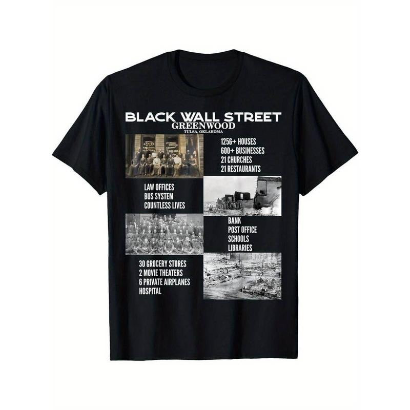 [100% Cotton] Black Wall Street, African American Black History And Legacy T-Shirt Hoodie, Sweatshirt | GrindPrints.com