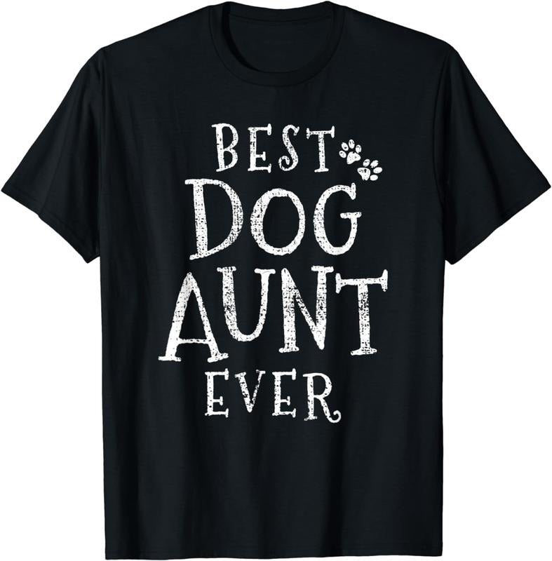[100% Cotton] Dog Aunt Auntie T-Shirt Hoodie, Sweatshirt | GrindPrints.com