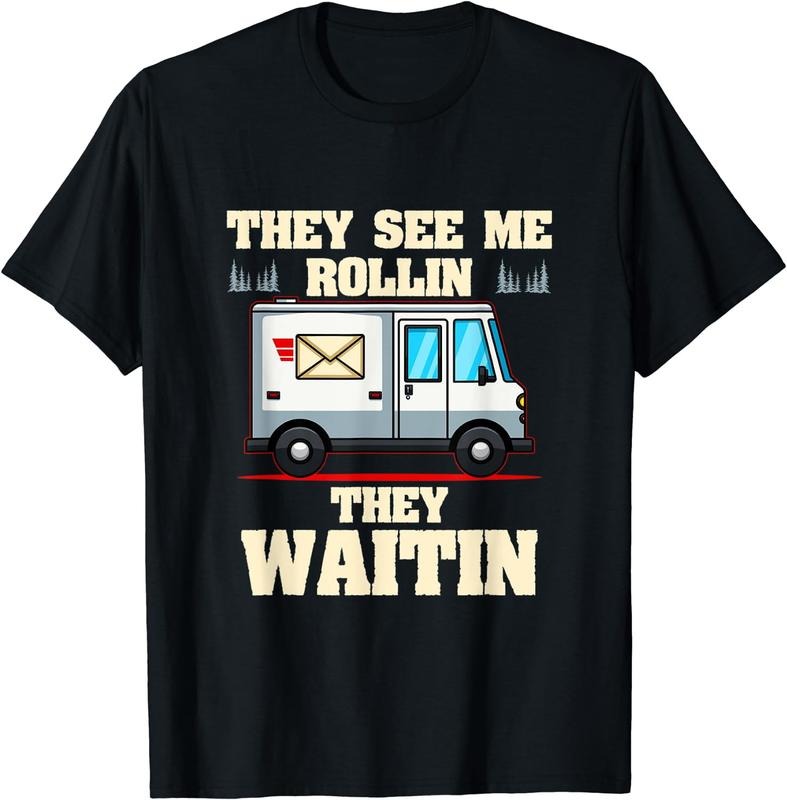 [100% Cotton] Funny Mail Carrier Postal Worker Postman T-Shirt Black Hoodie, Sweatshirt | GrindPrints.com