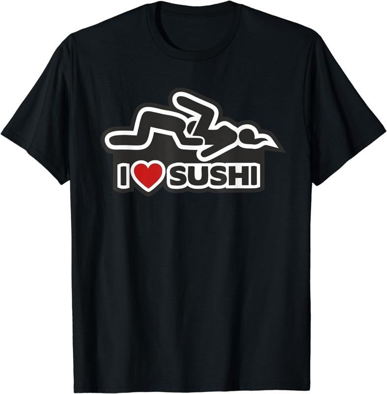 [100% Cotton] I love sushi - dirty T-Shirt Hoodie, Sweatshirt | GrindPrints.com