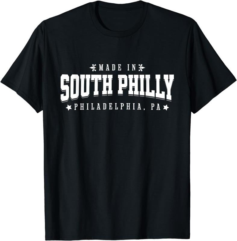 [100% Cotton] Made in South Philly Philadelphia PA Philly Neighborhood T-Shirt Hoodie, Sweatshirt | GrindPrints.com