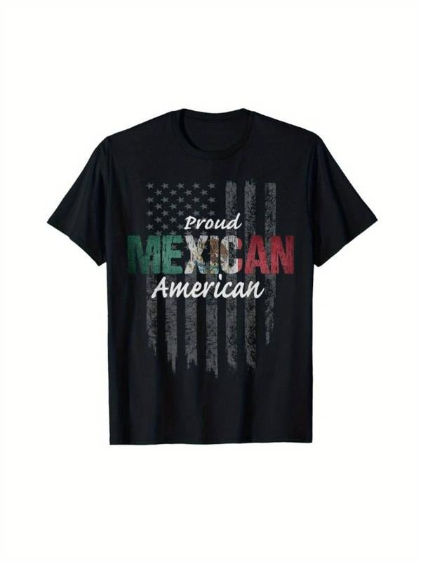 [100% Cotton] Men's Proud Mexican American Cotton T-Shirt Hoodie, Sweatshirt | GrindPrints.com