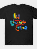 [100% Cotton] Mens Alphabetic Graphic Print Tees - Soft Crew Neck, Comfort Fit Hoodie, Sweatshirt | GrindPrints.com
