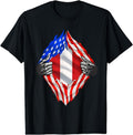 [100% Cotton] Peru Shirt Peruvian American Flag Hispanic Roots Peruvian T-Shirt Hoodie, Sweatshirt | GrindPrints.com