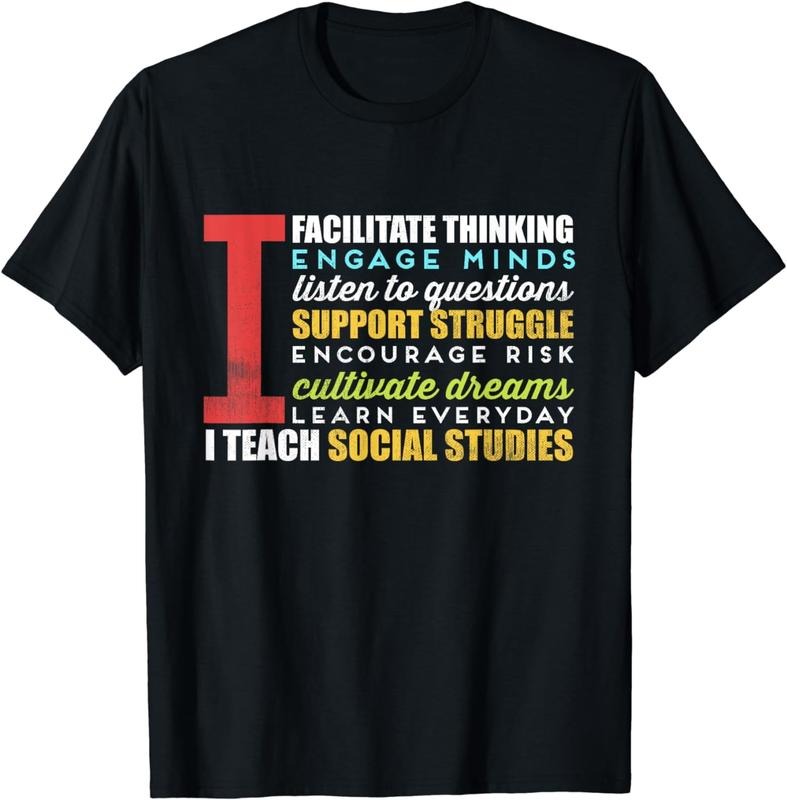 [100% Cotton] Social Studies Teacher Teacher Appreciation Gift T-Shirt Hoodie, Sweatshirt | GrindPrints.com