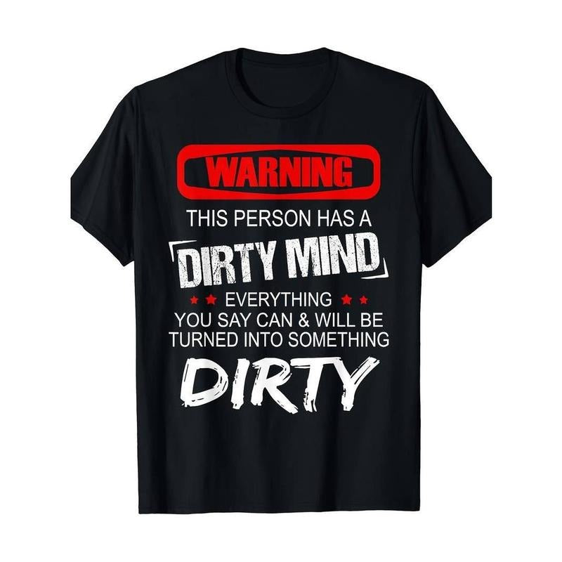 [100% Cotton] Warning Short Sleeve Man's T-Shirt Hoodie, Sweatshirt | GrindPrints.com