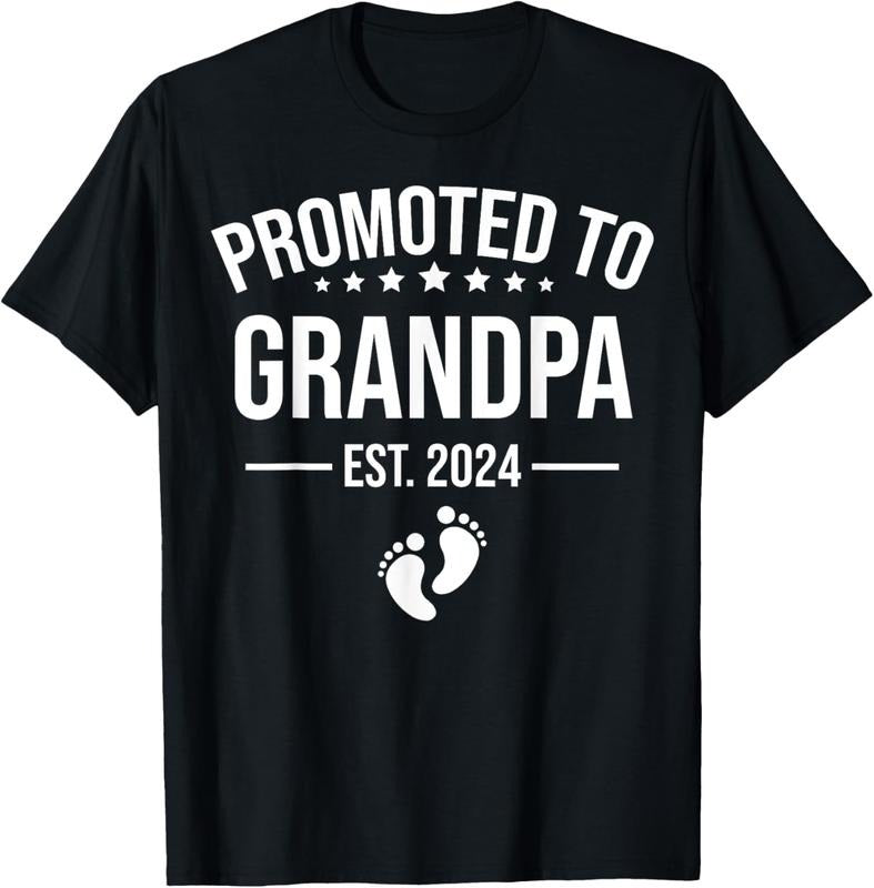 100% Cotton 1st Time Grandpa EST 2024 New First Grandpa 2024 T-Shirt Hoodie, Sweatshirt | GrindPrints.com