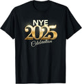 100% Cotton 2025 Happy New Year Party Supplies NYE 2025 Family Matching T-Shirt Hoodie, Sweatshirt | GrindPrints.com