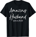 100% Cotton 35th Anniversary Idea from Wife Amazing Husband Since 1989 T-Shirt Hoodie, Sweatshirt | GrindPrints.com