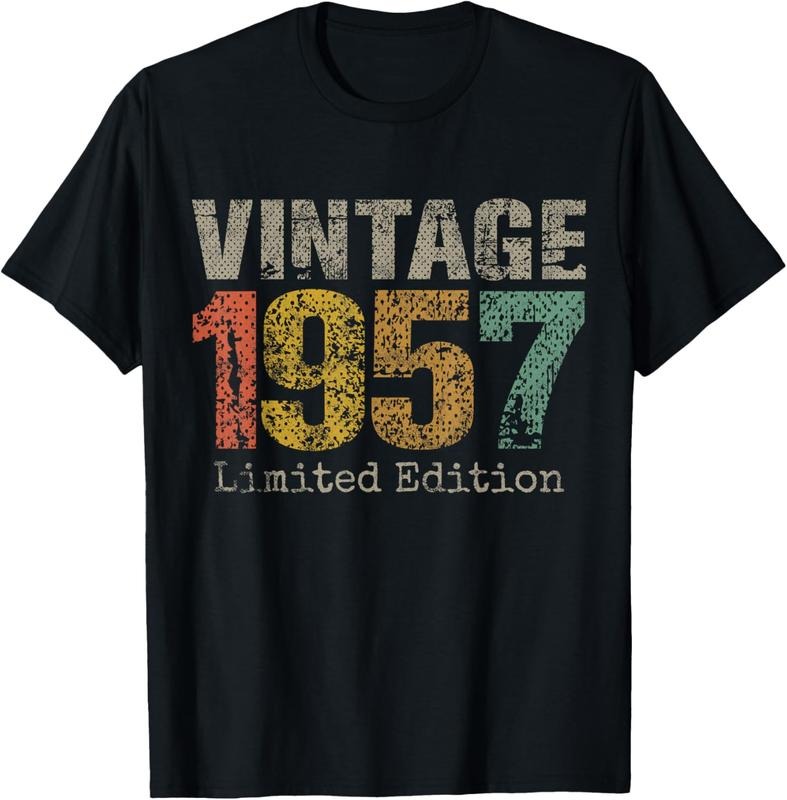 100% Cotton 67 Year Old Gifts Vintage 1957 Limited Edition 67th Birthday T-Shirt Hoodie, Sweatshirt | GrindPrints.com