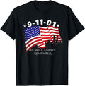 [100% Cotton]9-11-01 We Will Always Remember T-Shirt Hoodie, Sweatshirt | GrindPrints.com