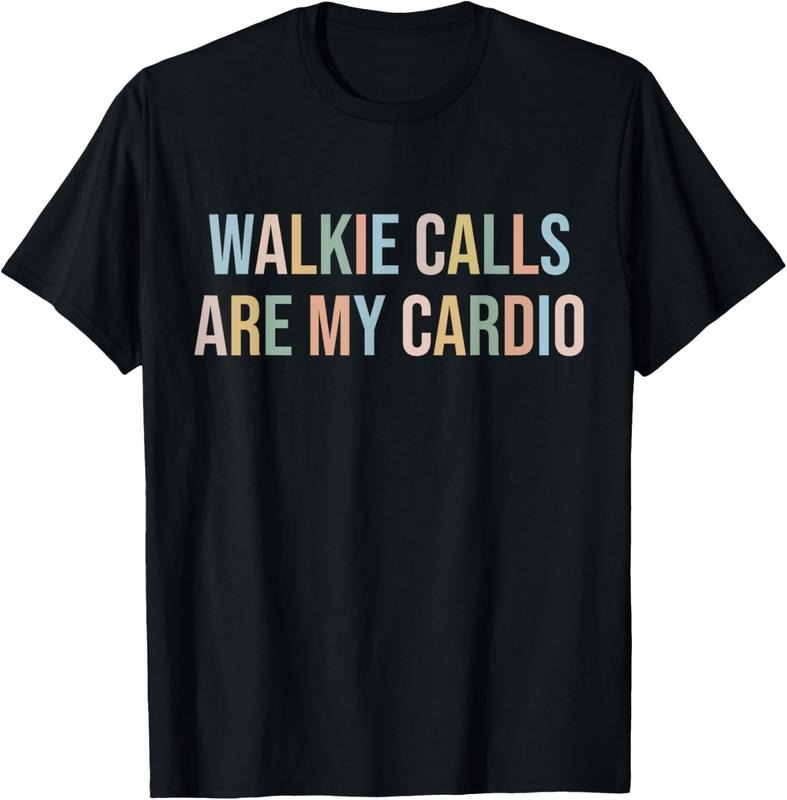 100% Cotton ABA SPED Teacher Coping Skills Walkie Calls Are My Cardio T-Shirt Hoodie, Sweatshirt | GrindPrints.com
