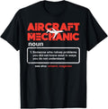 100% Cotton Aircraft Mechanic Definition Airplane Technician T-Shirts, Hoodie, Sweatshirt
