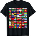 100% Cotton All Countries Flags World 287 Flag International T-Shirts, Hoodie, Sweatshirt