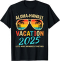 100% Cotton Aloha Hawaii Family Trip 2025 Making Memories Vacation Trip T-Shirt Hoodie, Sweatshirt | GrindPrints.com