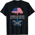100% Cotton American Grown with Scottish Roots - Scotland T-Shirt Hoodie, Sweatshirt | GrindPrints.com