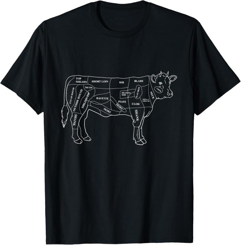 100% Cotton Anatomy of the Bark - Gift for Butchers T-Shirt Hoodie, Sweatshirt | GrindPrints.com