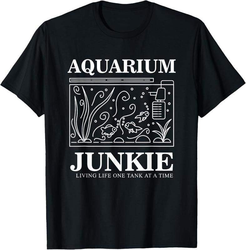 100% Cotton Aquarium Junkie Gift Aquarist Tank Fish Keeping Lover T-Shirt Hoodie, Sweatshirt | GrindPrints.com