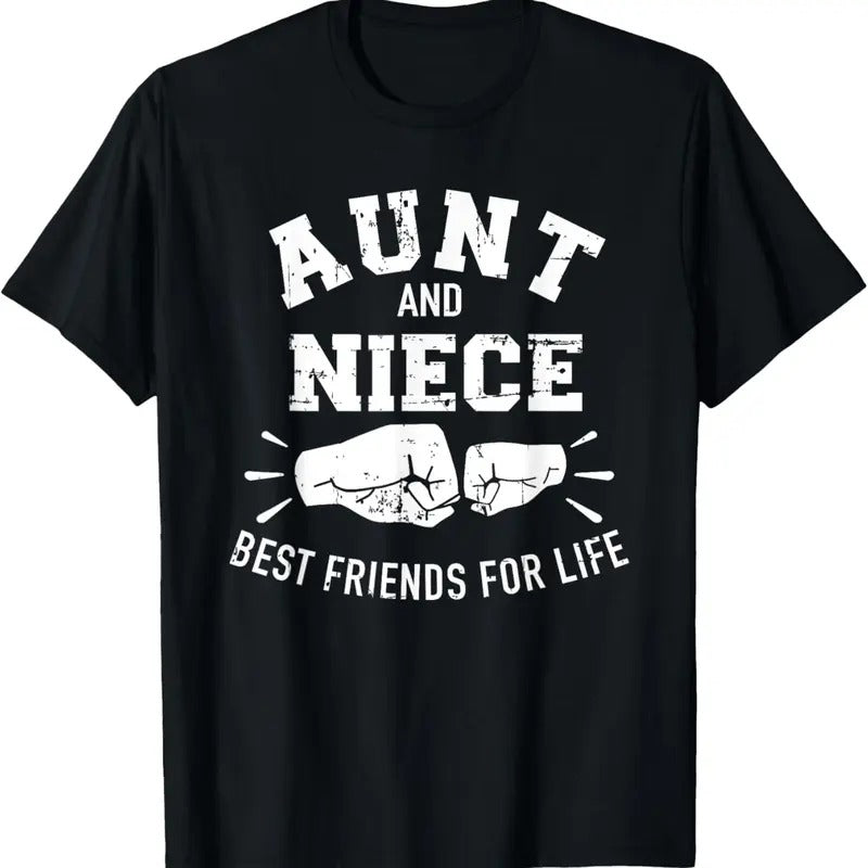 100% Cotton Aunt and niece friends for life T-Shirt Hoodie, Sweatshirt | GrindPrints.com