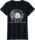 100% Cotton Auntie Aunt Like A Mom Only Cooler Cute Auntie Sunflower T-Shirt Hoodie, Sweatshirt | GrindPrints.com
