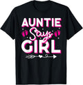 100% Cotton Auntie Says Girl Gender Reveal Party Family Team Pink 2024 T-Shirt Hoodie, Sweatshirt | GrindPrints.com