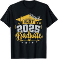 100% Cotton Auntie Senior 2025 Proud Aunt of a Class of 2025 Graduate T-Shirt Hoodie, Sweatshirt | GrindPrints.com