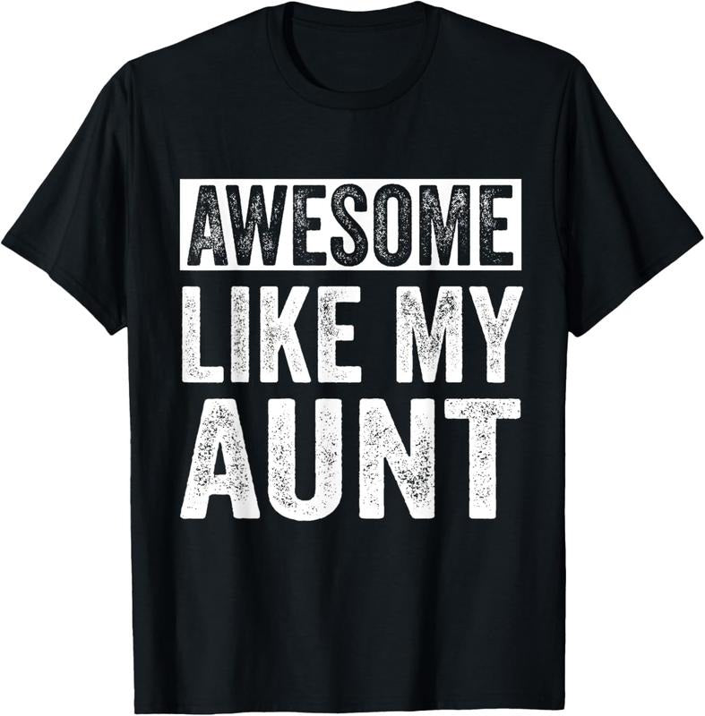 100% Cotton Awesome Like My Aunt by OA T-Shirt Hoodie, Sweatshirt | GrindPrints.com