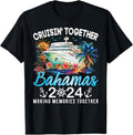 100% Cotton Bahamas Cruise 2024 Family Vacation Cruisin Together Bahamas T-Shirt Hoodie, Sweatshirt | GrindPrints.com