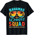 100% Cotton Bahamas Vacation 2025 Squad Family Friends Matching Group T-Shirt Hoodie, Sweatshirt | GrindPrints.com