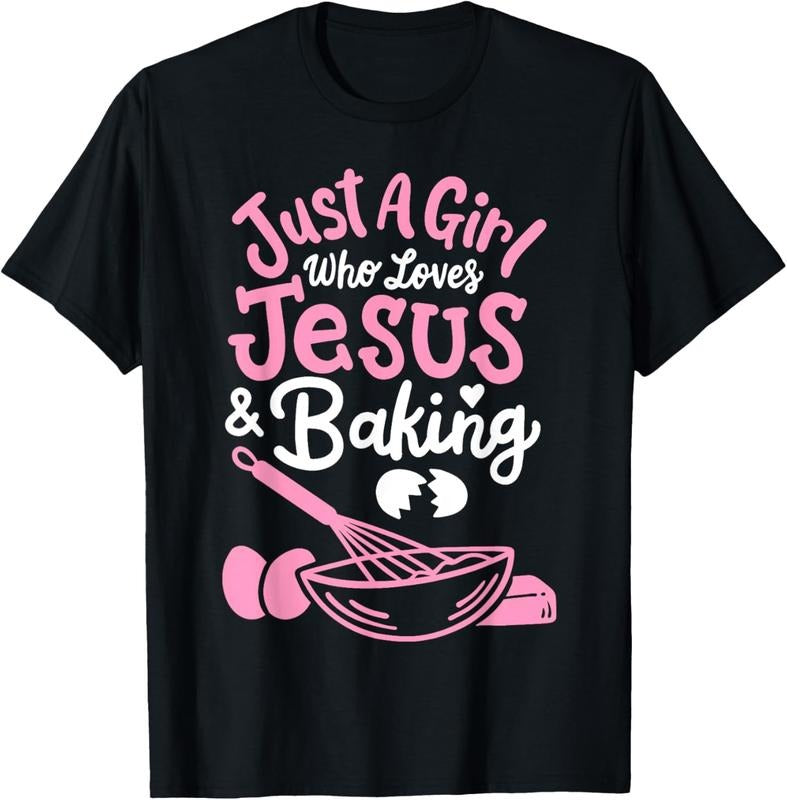 100% Cotton Baking Baker Bakery Just A Girl Who Loves Baking T-Shirt Hoodie, Sweatshirt | GrindPrints.com