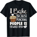 100% Cotton Baking Lover Punching People - Baker & Cupcake T-Shirt Hoodie, Sweatshirt | GrindPrints.com
