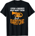 [100% Cotton]Baritone Shirt Sarcastic Baritone Quote Marching Band T-Shirt Hoodie, Sweatshirt | GrindPrints.com