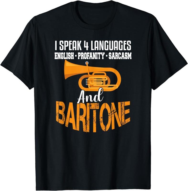 [100% Cotton]Baritone Shirt Sarcastic Baritone Quote Marching Band T-Shirt Hoodie, Sweatshirt | GrindPrints.com