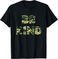100% Cotton Be Kind Camo Military Anti-bullying T-Shirt Hoodie, Sweatshirt | GrindPrints.com