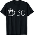 100% Cotton Beer 30 Funny Tshirt for Beer Drinkers Gifts T-Shirt Hoodie, Sweatshirt | GrindPrints.com