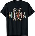 100% Cotton Best Nonna Ever Gifts Leopard Print Mothers Day T-Shirt Hoodie, Sweatshirt | GrindPrints.com