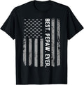 100% Cotton Best Pepaw Ever Vintage American Flag T-Shirts, Hoodie, Sweatshirt