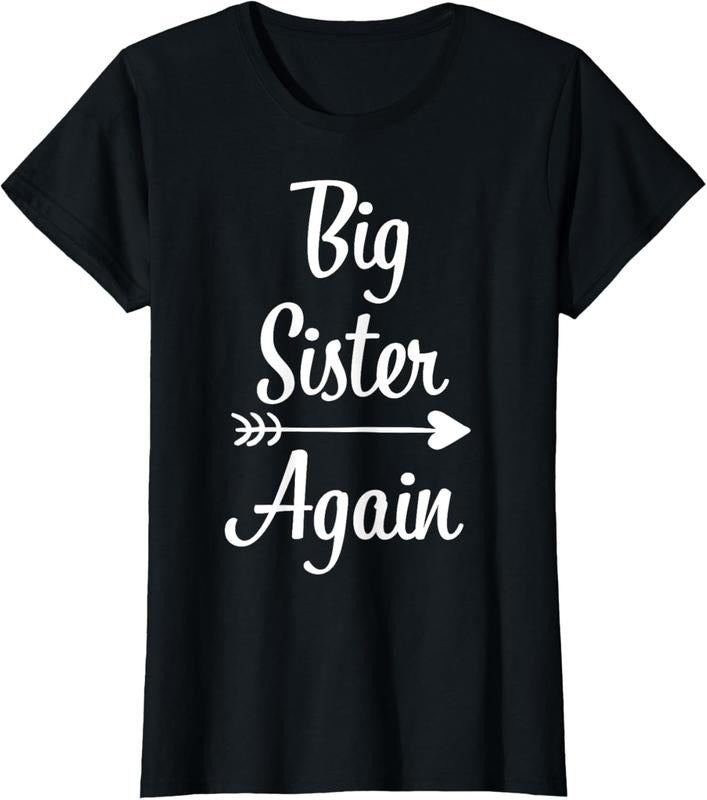 100% Cotton Big Sister Again Big Sister T-Shirts, Hoodie, Sweatshirt
