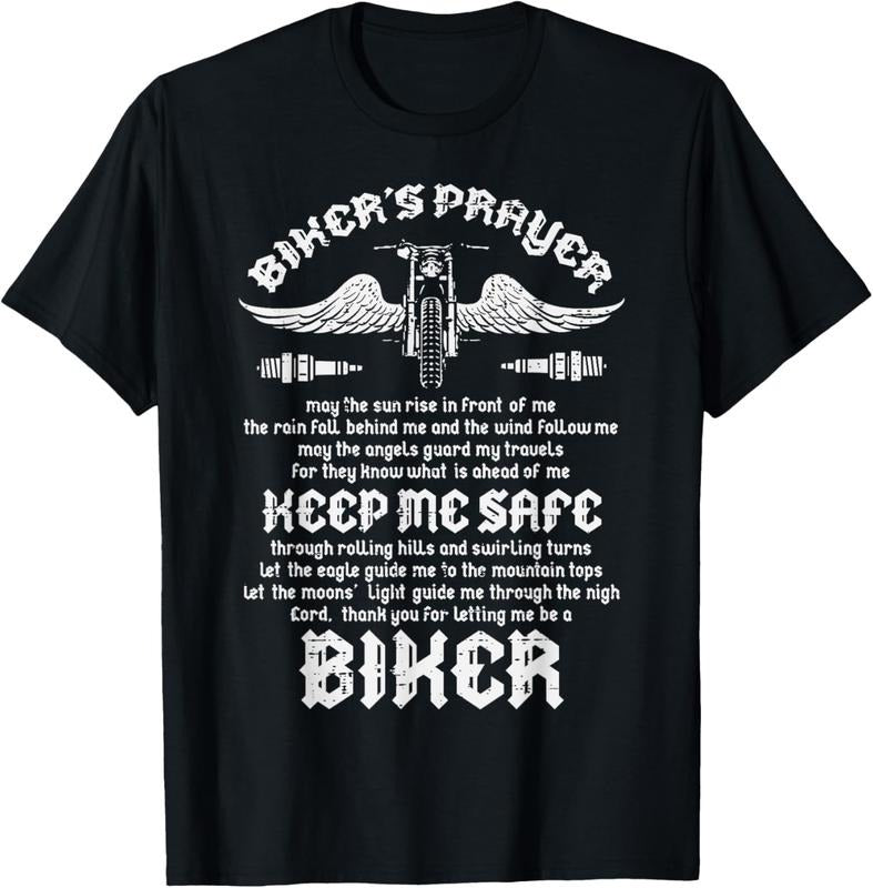 100% Cotton Bikers Prayer Vintage Motorcycle Motorbike Men Women s T-Shirt Hoodie, Sweatshirt | GrindPrints.com