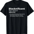 100% Cotton Blacknificent - Black History & African Roots Afro T-Shirt Hoodie, Sweatshirt | GrindPrints.com