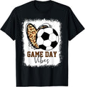 100% Cotton Bleached Soccer Game Day Vibes Soccer Mom Game Day Season T-Shirt Hoodie, Sweatshirt | GrindPrints.com